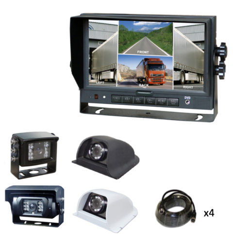 Kit écran rétroviseur & double caméra de recul • CV-RETX2BTH – Windoor