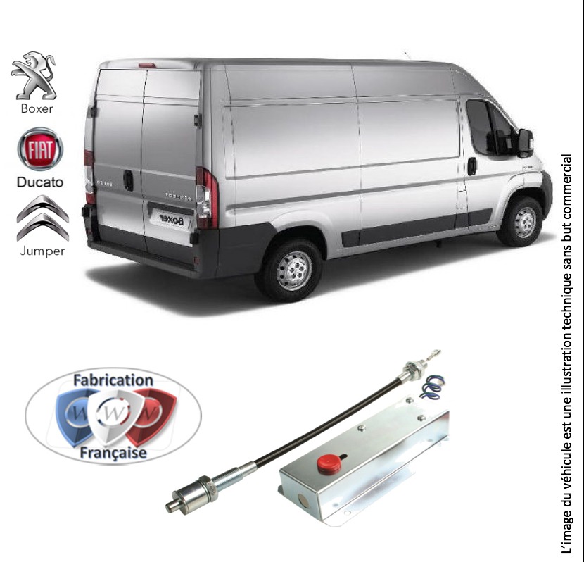 Verrou antivol pour Peugeot BOXER, Fiat DUCATO, Citroën JUMPER – Windoor