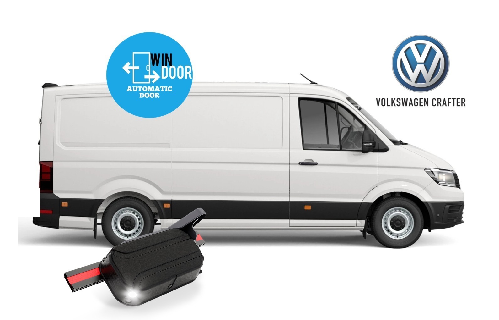 thumbnail image 2 of Aluminium Crafter Sliding Door Wedge Stop – Universal Campervan Motorhome Van 2 of 4
